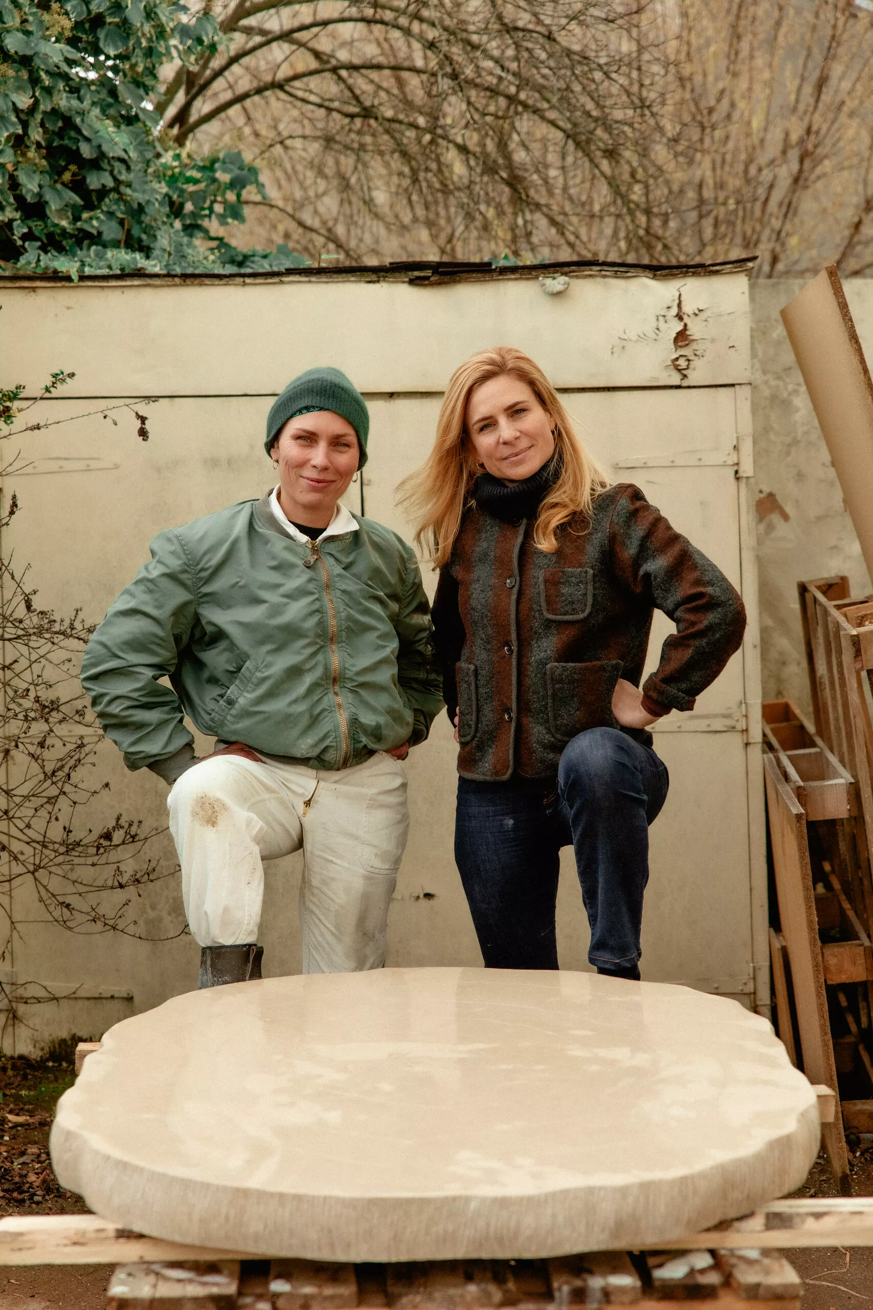 Genèse de la table Roots : Capucine Damour à l’atelier, vue 17